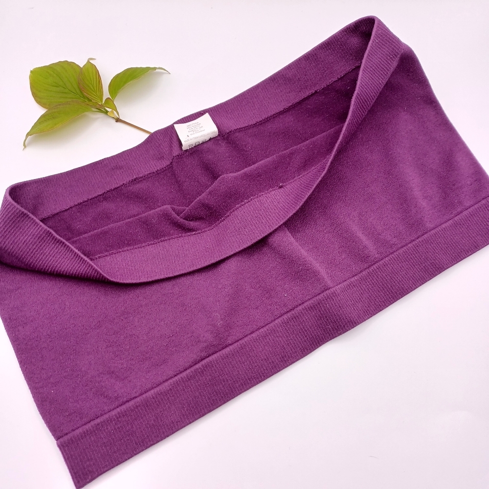 Deep Purple Bandeau Top - Picture 4 of 8